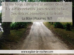 Psaumes 16:11